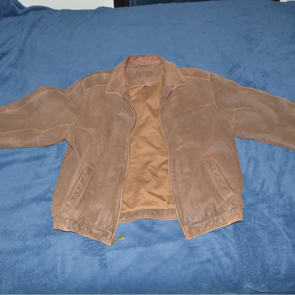 Men's Brown Leather Jacket